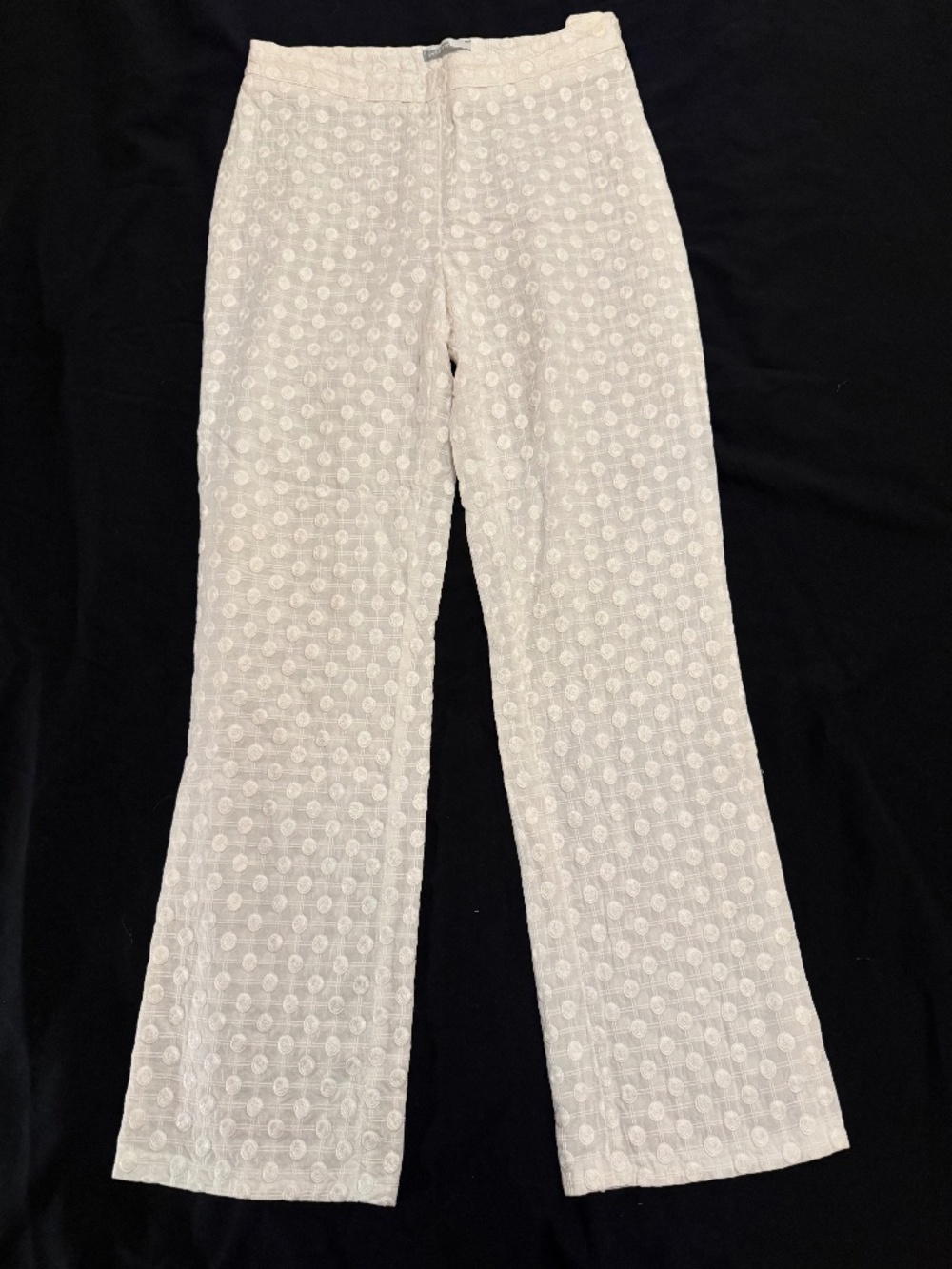 New York Industrie Eyelet Pants IT Size 40 - XS